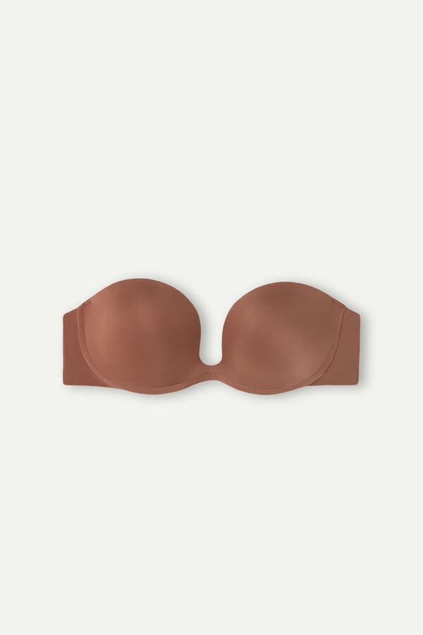 Intimssimi Monica Bandeau Bra in Ultralight Microfiber Natural | GREAH47606