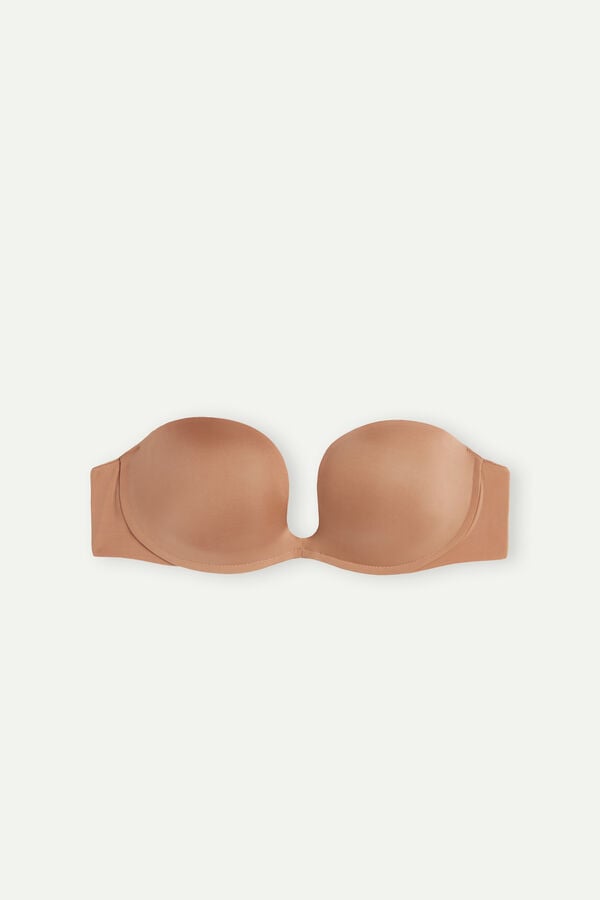 Intimssimi Monica Bandeau Bra in Ultralight Microfiber Natural | XGRGW24383