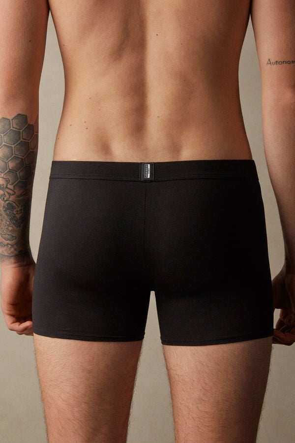 Intimssimi Natural Fresh Supima® βαμβακερα Boxers μαυρα | BGRSD33569