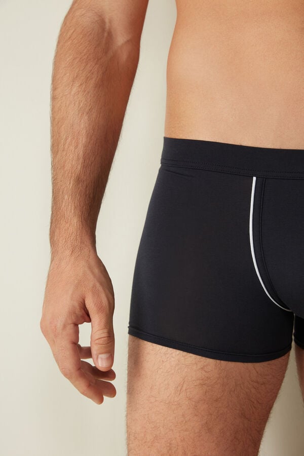 Intimssimi Natural Fresh Supima® βαμβακερα Boxers μπλε | BGRSD95698