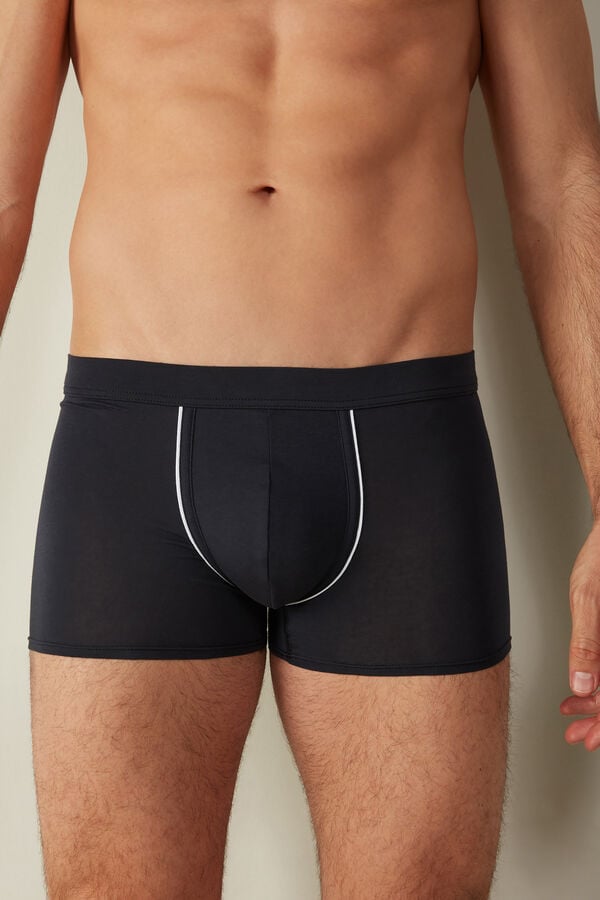 Intimssimi Natural Fresh Supima® βαμβακερα Boxers μπλε | BGRSD95698