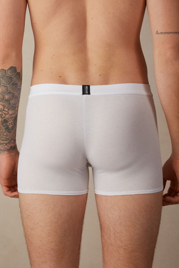 Intimssimi Natural Fresh Supima® βαμβακερα Boxers ασπρα | GREGJ99428