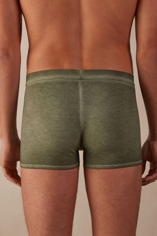 Intimssimi Natural Fresh Supima® βαμβακερα Boxers πρασινο | YGRVQ63151