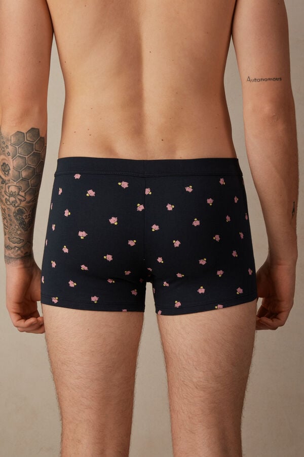 Intimssimi Piggy Bank Boxers in Stretch Supima® βαμβακερα μπλε | QGRWA70438