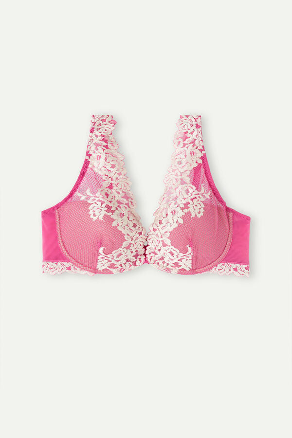 Intimssimi Pretty Flowers Elena Balconette Bra ροζ | QGRUV43155