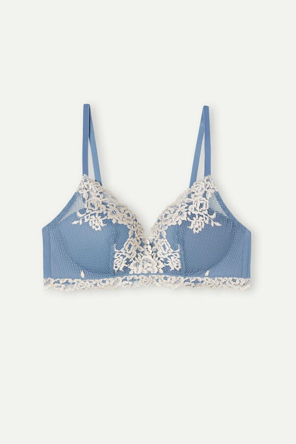 Intimssimi Pretty Flowers Fabiola Push-up Bra ασπρα | GRNEJ61805