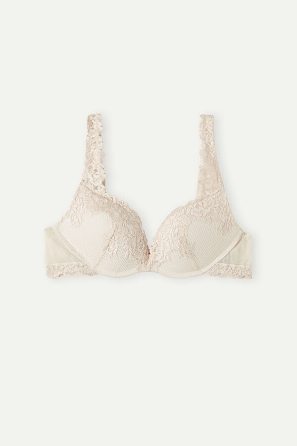 Intimssimi Pretty Flowers Gioia Super Push-up Bra Natural | GRXBR87488