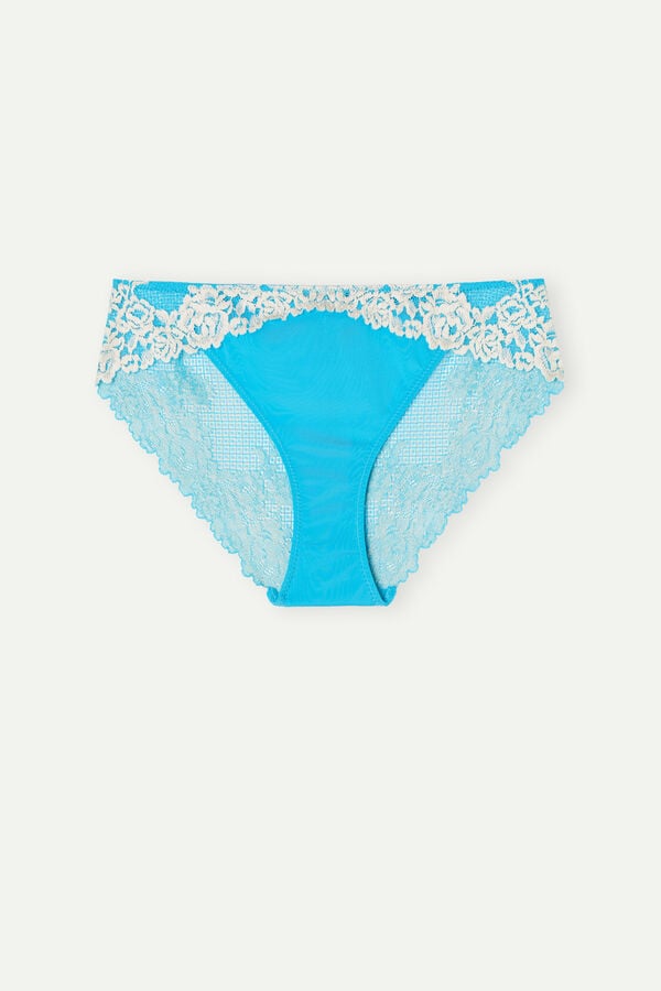 Intimssimi Pretty Flowers Panties μπλε | GRNZX13983