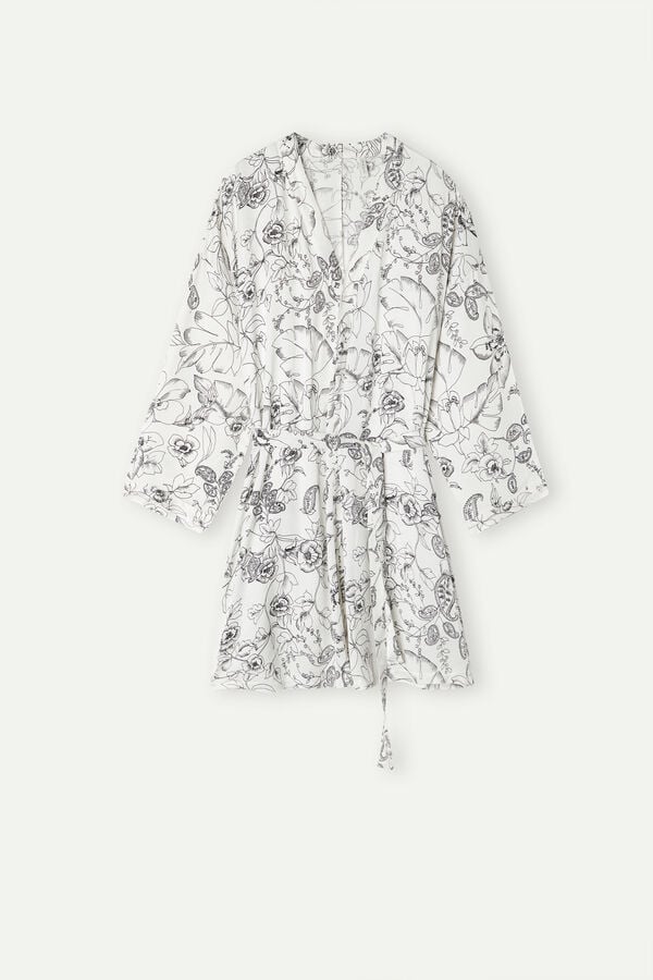 Intimssimi Pure Joy Satin Kimono Print | EGRVG63481