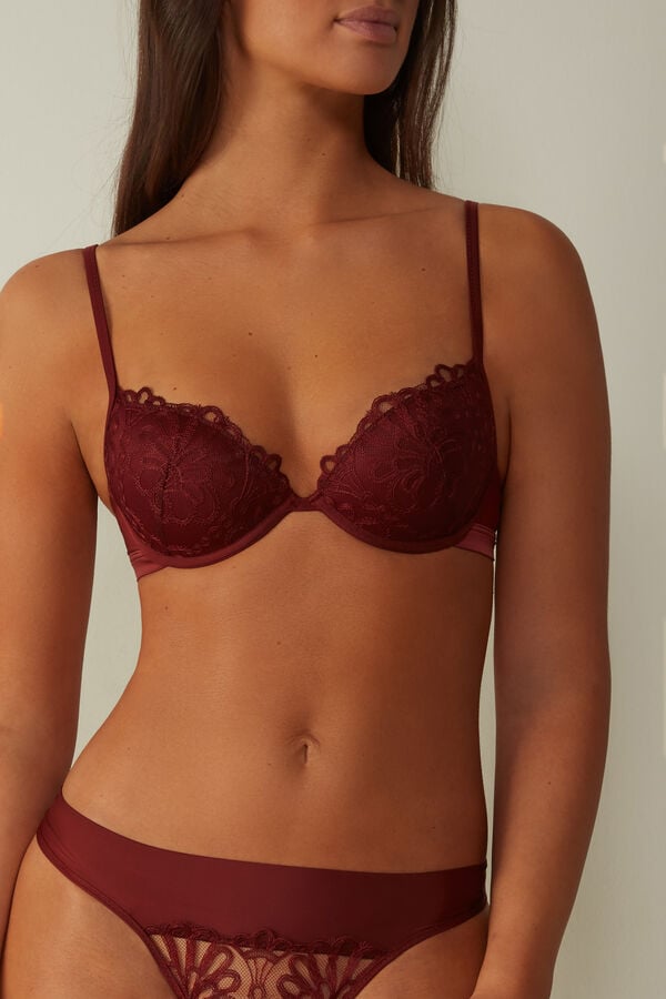 Intimssimi Romantic Life Bellissima Push-up Bra κοκκινα | LGRSX14686