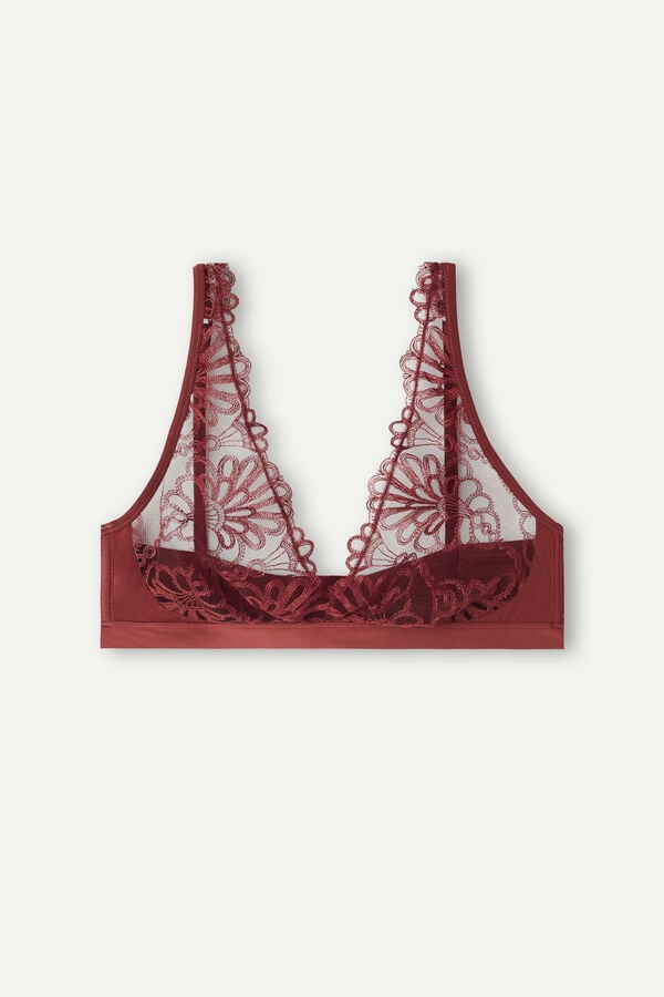 Intimssimi Romantic Life Lara Triangle Bra κοκκινα | DGRKV77088