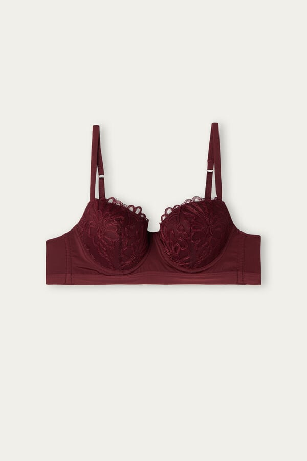 Intimssimi Romantic Life Sofia Balconette Bra κοκκινα | GRIIZ45720