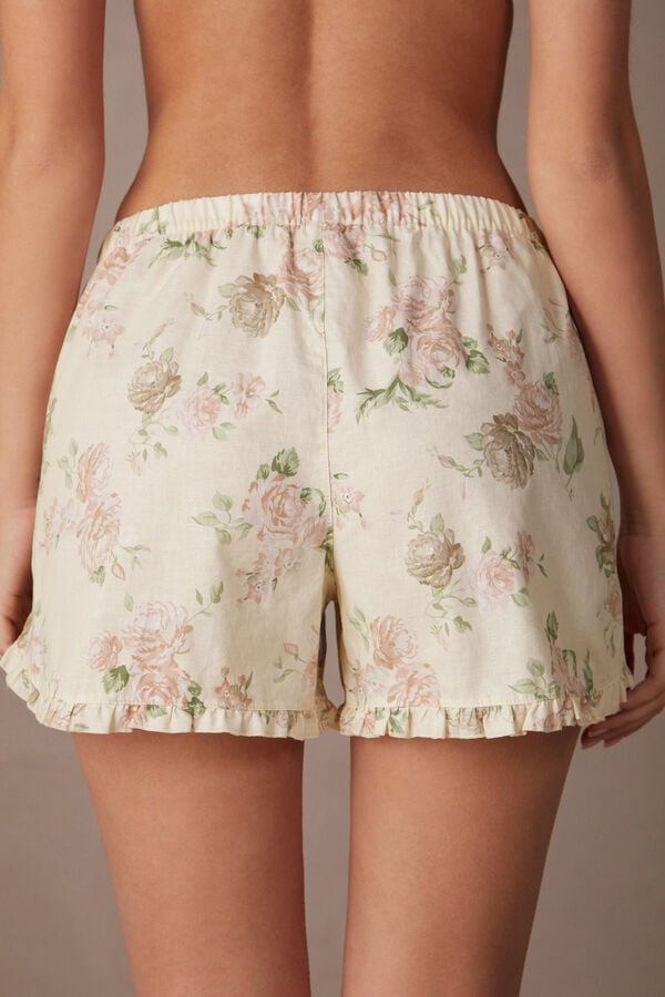 Intimssimi Scent of Roses βαμβακερα Cloth Shorts Print | GRZDE63184