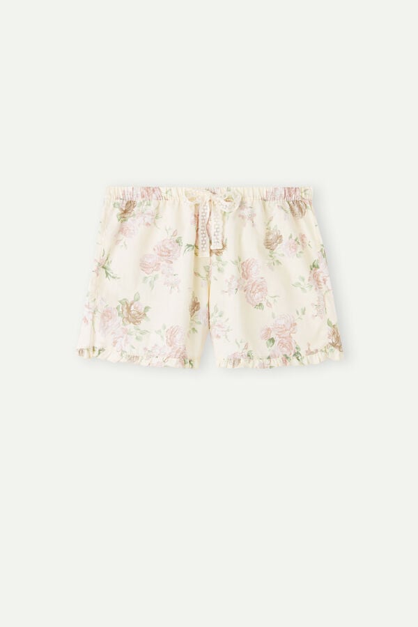 Intimssimi Scent of Roses βαμβακερα Cloth Shorts Print | GRZDE63184