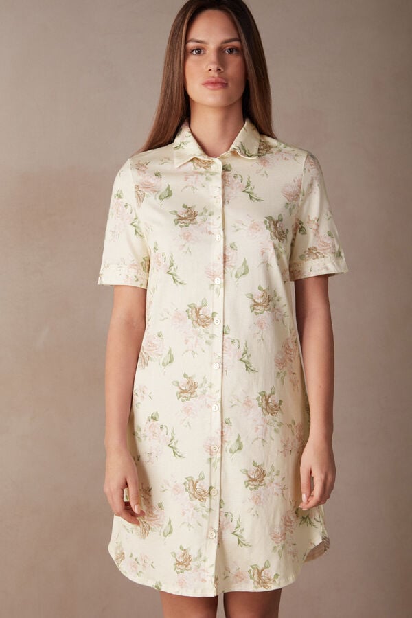 Intimssimi Scent of Roses βαμβακερα Nightshirt Print | GRQAV72436