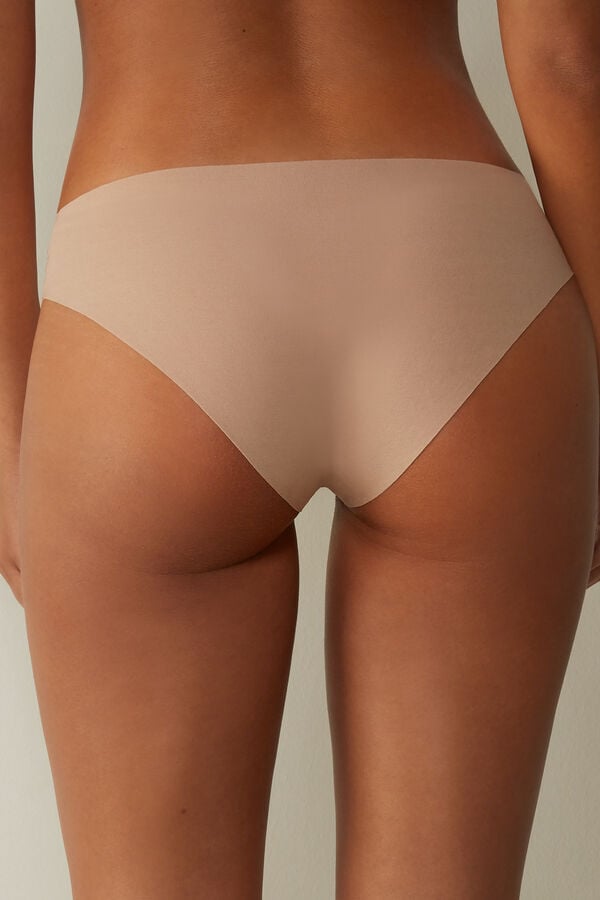 Intimssimi Seamless Supima® βαμβακερα Panties Natural | GRDYB58533