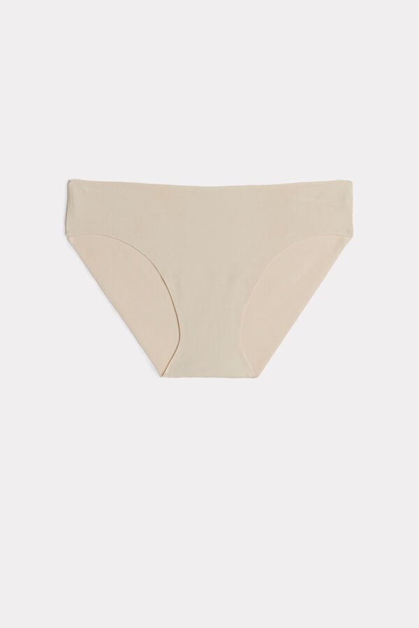 Intimssimi Seamless Supima® βαμβακερα Panties Natural | QGRUV51283