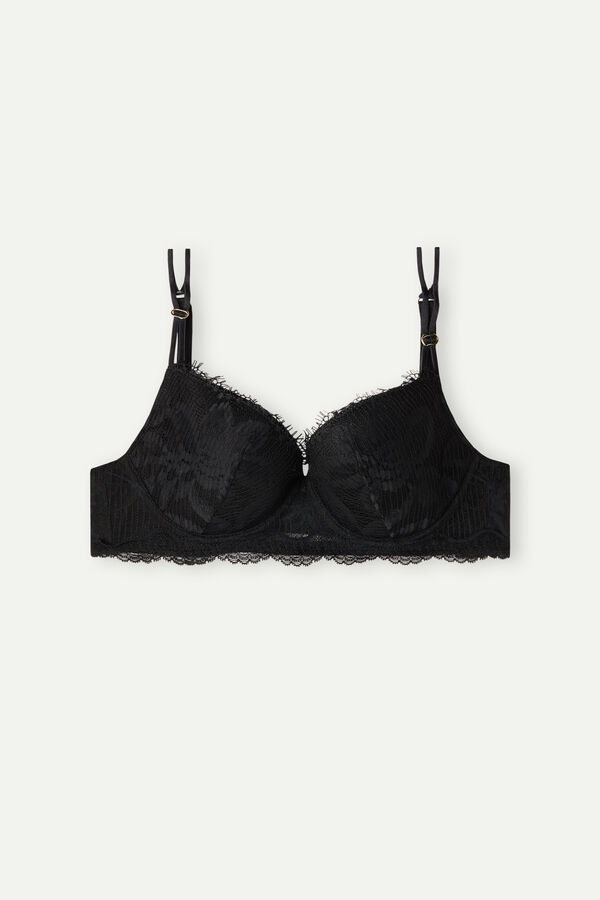 Intimssimi Sensual Unbounded Balconette Bra μαυρα | DGRKV12537