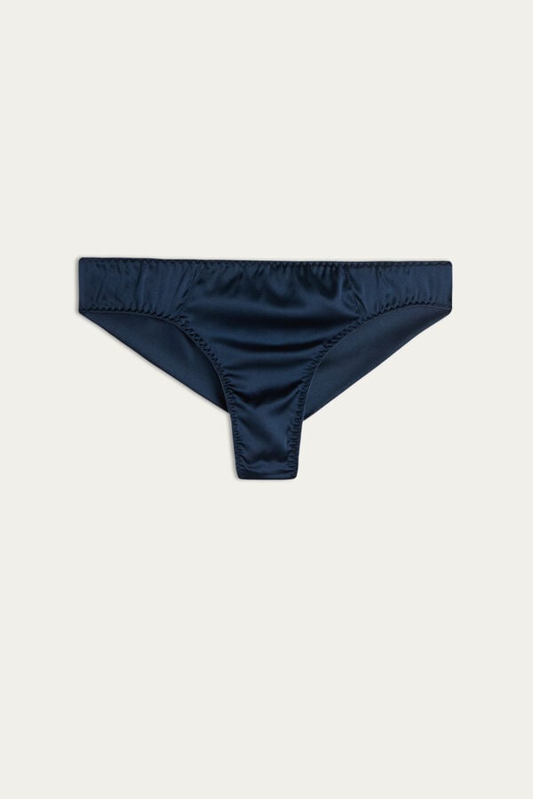 Intimssimi Silk Cheeky Briefs μπλε | GRXMI38603