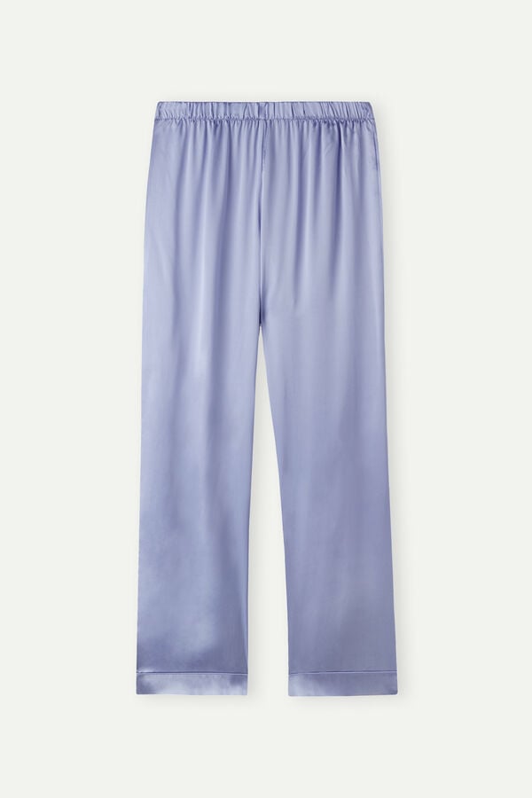 Intimssimi Silk Satin Pajama Pants Violet | YGRVQ34635