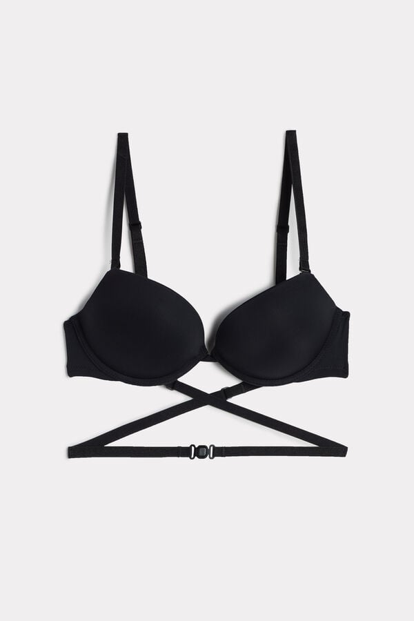 Intimssimi Silvia πολυλειτουργικό Push-up Bra in Microfiber μαυρα | GRZDE56083