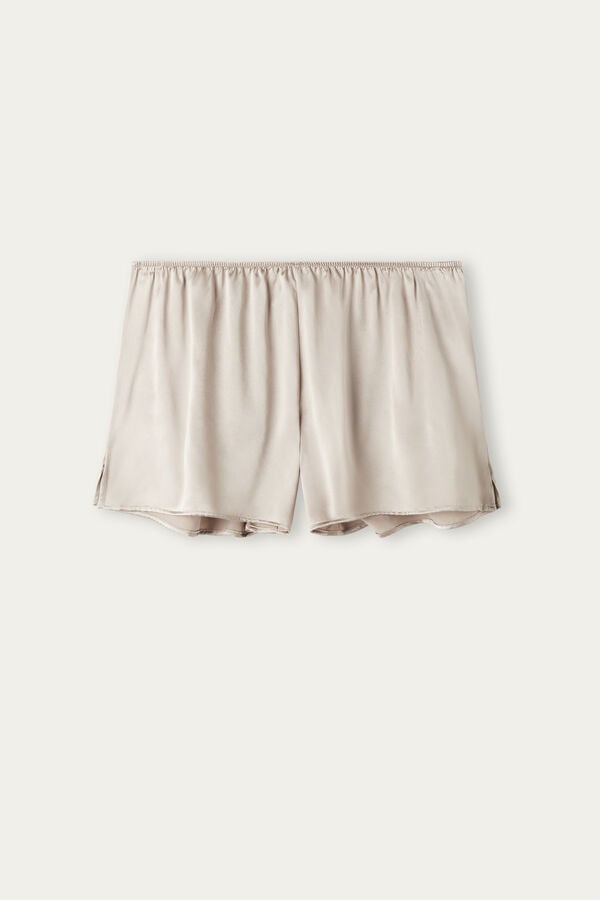 Intimssimi Smooth Silk-Satin Shorts Natural | GREGJ91608