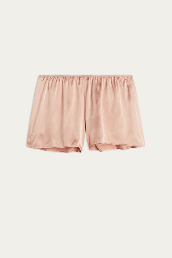 Intimssimi Smooth Silk-Satin Shorts Natural | PGRQX34795