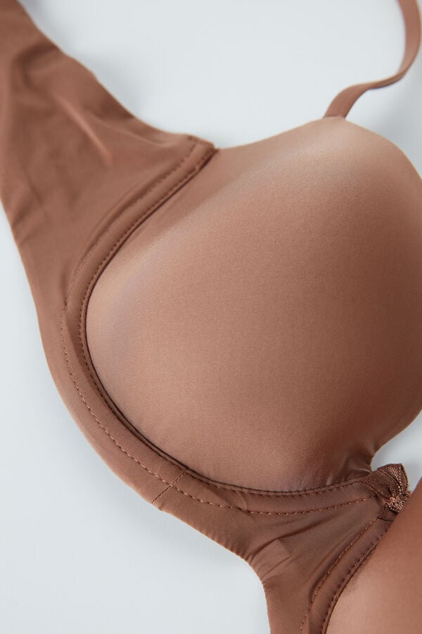 Intimssimi Sofia Balconette Bra in Ultralight Microfiber Natural | GRCIF39468