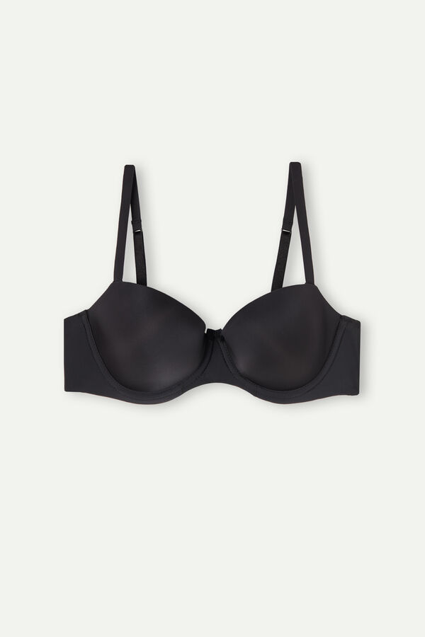 Intimssimi Sofia Balconette Bra in Ultralight Microfiber μαυρα | ZGRNQ76650