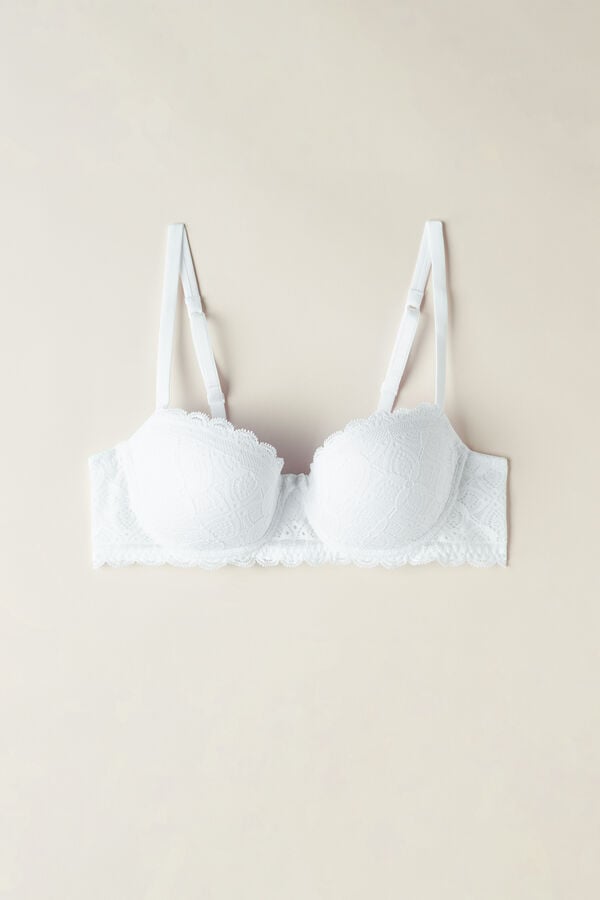 Intimssimi Sofia Balconette Bra in δαντελα ασπρα | GRJZR30286