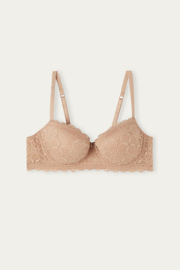 Intimssimi Sofia Balconette Bra in δαντελα Natural | MGRHR58217