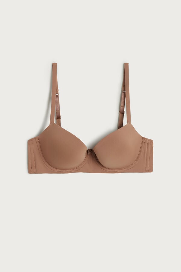 Intimssimi Sofia Microfiber Με Επένδυση Balconette Bra Natural | GRXBR83275