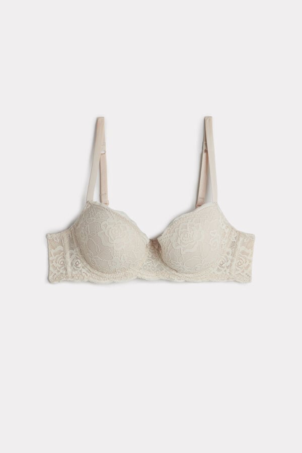 Intimssimi Sofia δαντελα Balconette Bra Natural | GGRUC44998