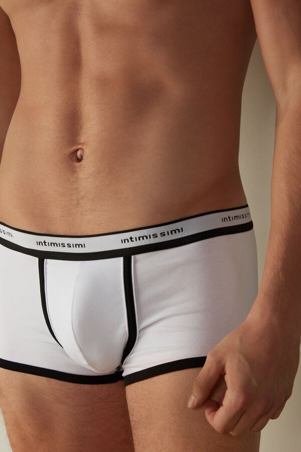 Intimssimi Stretch Supima® βαμβακερα Boxer Shorts with Logo Detail Πολύχρωμο | AGRWC29473