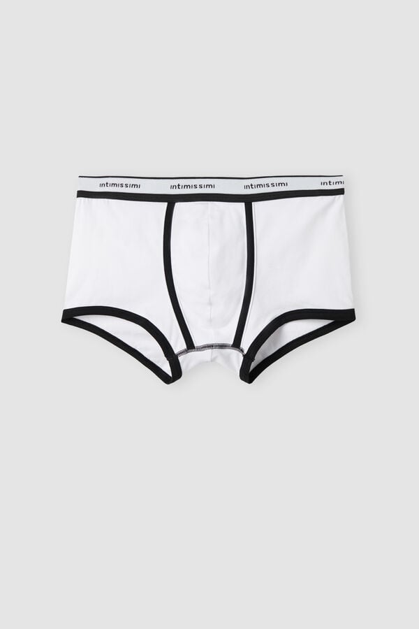 Intimssimi Stretch Supima® βαμβακερα Boxer Shorts with Logo Detail Πολύχρωμο | AGRWC29473