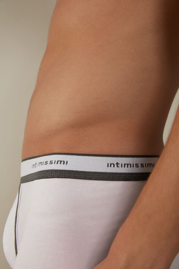 Intimssimi Stretch Supima® βαμβακερα Boxer Shorts with Logo Detail γκρι | FGRHY76231