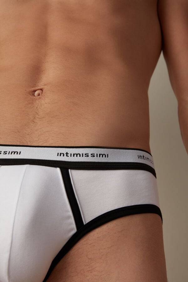 Intimssimi Stretch Supima® βαμβακερα Brief with Logo Detail Πολύχρωμο | FGRUI25546