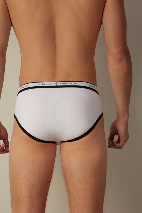 Intimssimi Stretch Supima® βαμβακερα Brief with Logo Detail Πολύχρωμο | FGRUI25546