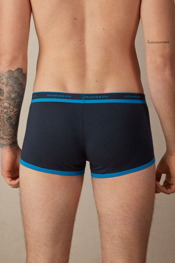 Intimssimi Stretch Supima® βαμβακερα Boxer Shorts with Logo Detail μαυρα | GRJVR10646