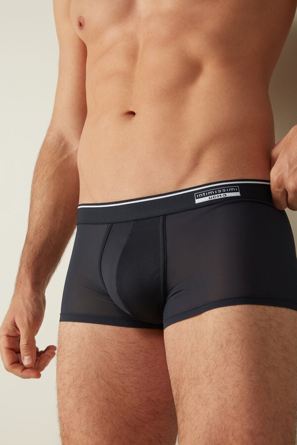 Intimssimi Super Fresh Micro-mesh Boxers μαυρα | GRCIF74728