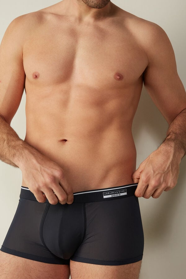 Intimssimi Super Fresh Micro-mesh Boxers μαυρα | GRCIF74728