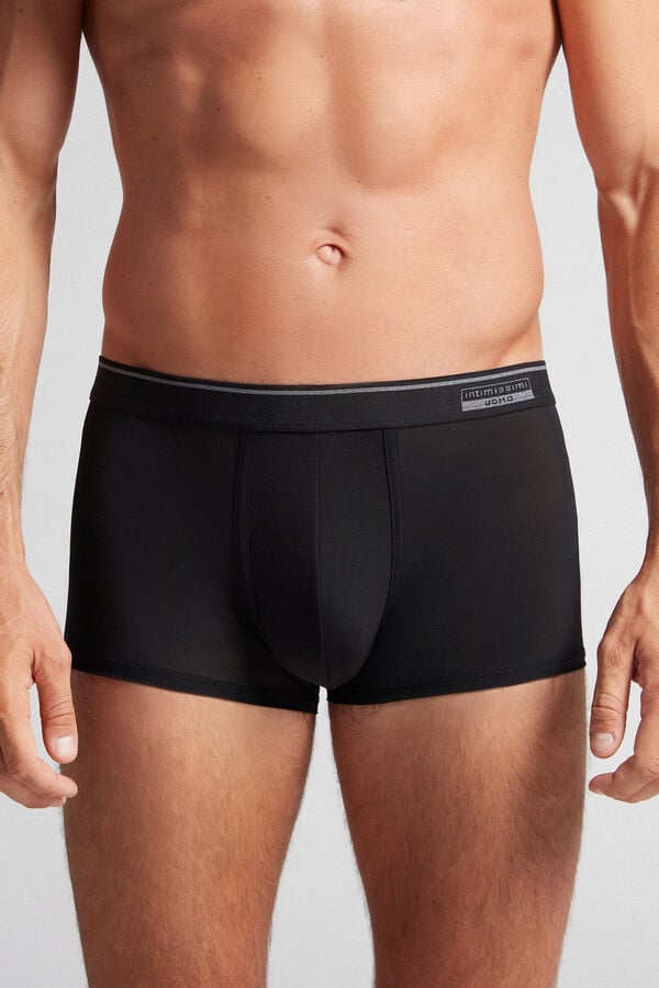 Intimssimi Super Fresh Micro-mesh Boxers μαυρα | GRCIF91609