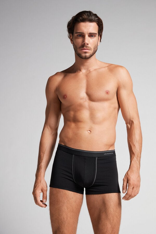 Intimssimi Supima® βαμβακερα Boxers μαυρα | DGRVO77064