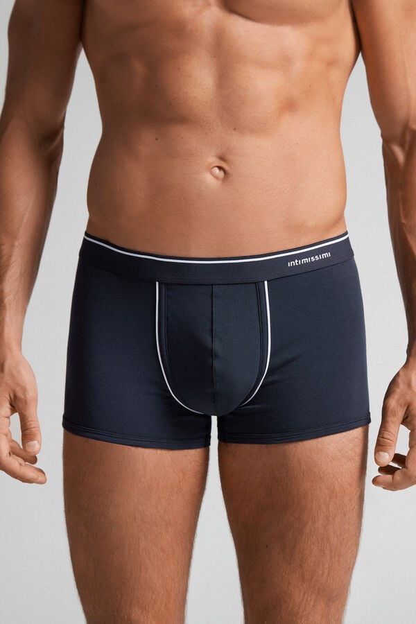 Intimssimi Supima® βαμβακερα Boxers μπλε | TGRPQ80476