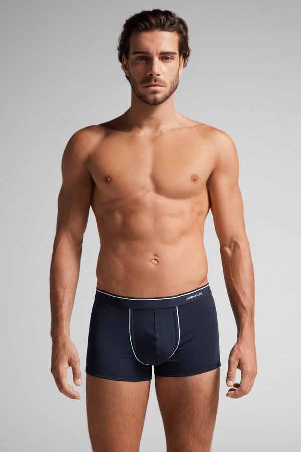 Intimssimi Supima® βαμβακερα Boxers μπλε | TGRPQ80476