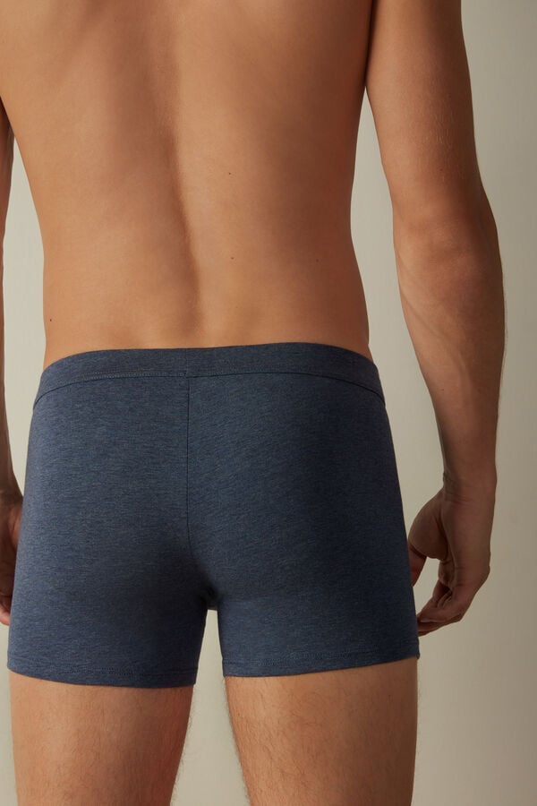 Intimssimi Supima® βαμβακερα Loose Fit Boxers μπλε | UGRND37892