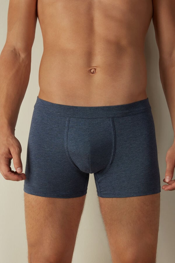 Intimssimi Supima® βαμβακερα Loose Fit Boxers μπλε | UGRND37892