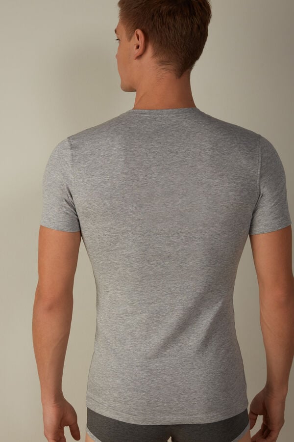 Intimssimi T-shirt in Stretch Supima® βαμβακερα γκρι | GRJVR43111