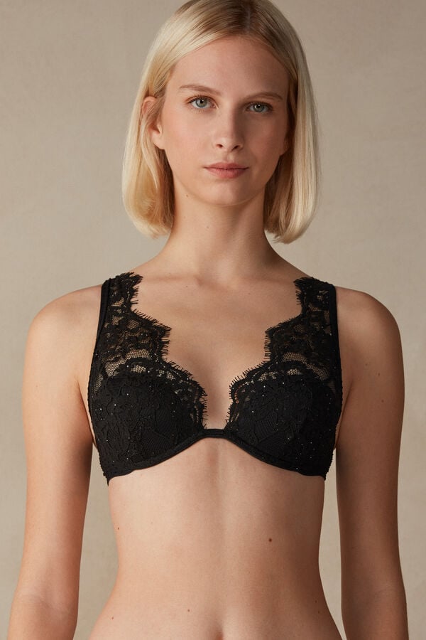 Intimssimi Time to Shine Elena Balconette Bra μαυρα | GRIIZ77836