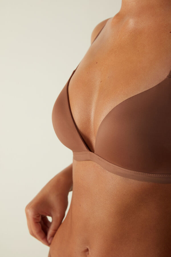 Intimssimi Tiziana Microfiber Triangle Bra Natural | GRCIF67118